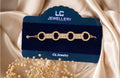 Gold CZ Chain Link Bracelet