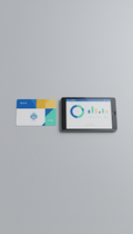 Branded Certification Card Beside Tested Device