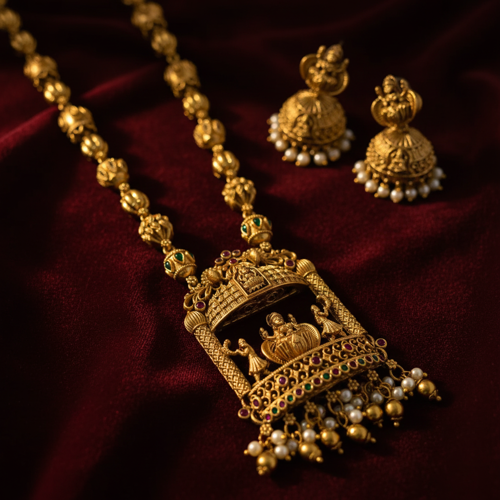 Lakshmi Haram — Burgundy Velvet