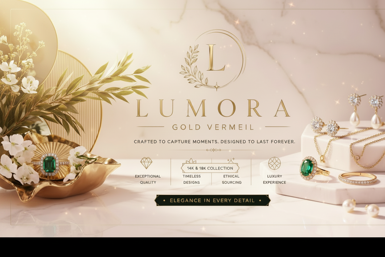 Lumora Gold Vermeil Premium Banner