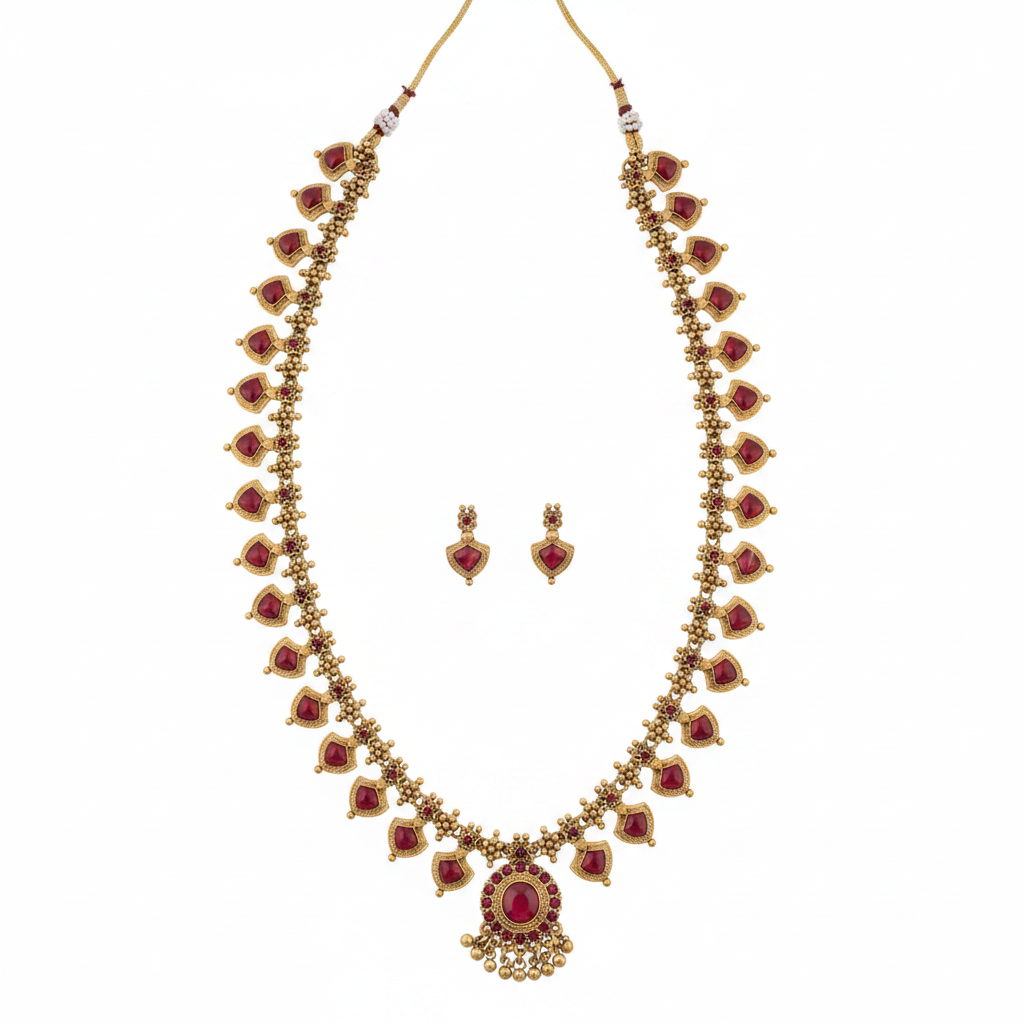 Ruby Kemp Necklace — White Studio